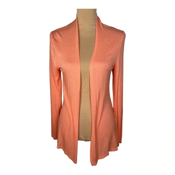 Francesca’s Coral Cardigan sz Medium NWT - Picture 1 of 5
